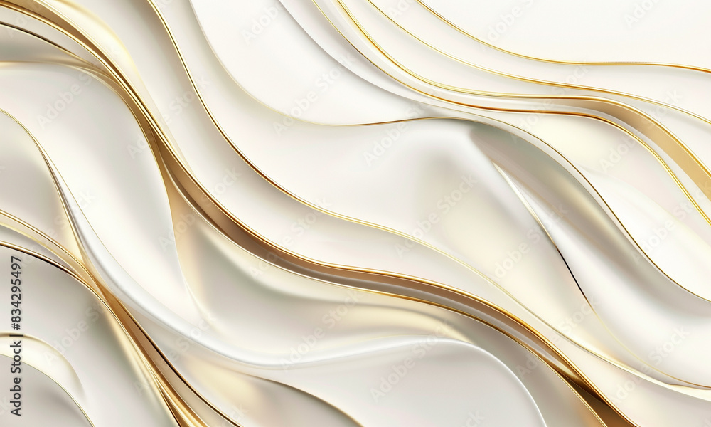 Elegant white background with elegant golden elements. Modern 3D Abstract Vector Illustration Design Elegant white background with elegant golden elements. Modern 3D Abstract Vector Illustration Design