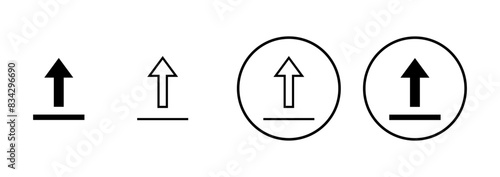 Free Download Upload icon vector isolated on white background. Upload sign icon. Upload button. Load symbol. - GFXLoad