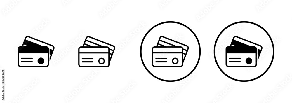 Credit card icon vector isolated on white background. Credit card payment icon vector Credit card icon vector isolated on white background. Credit card payment icon vector