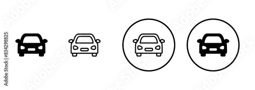 Car icon vector isolated on white background. Car icon vector.