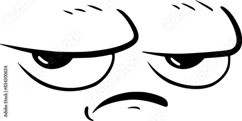Funny face expression