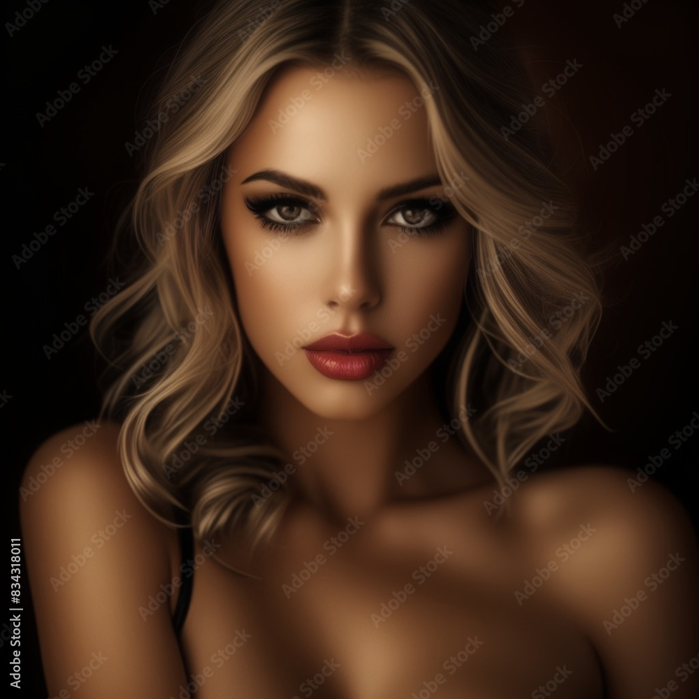 custom made wallpaper toronto digitalSensual blonde girl
