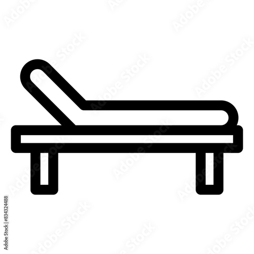 beach chair icon 