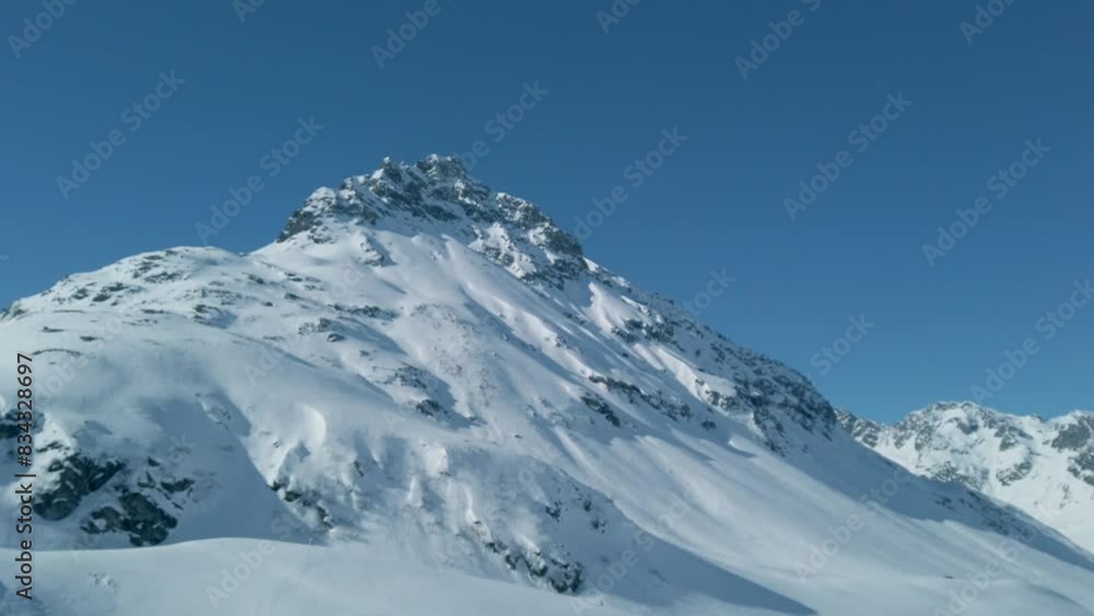snow covered mountain snow covered mountain