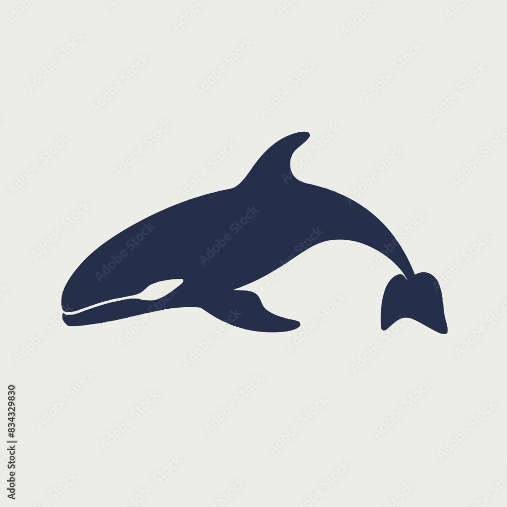 Whale Flat Vector Art Simple Vector Icon Style Pattern Whale Flat Vector Art Simple Vector Icon Style Pattern