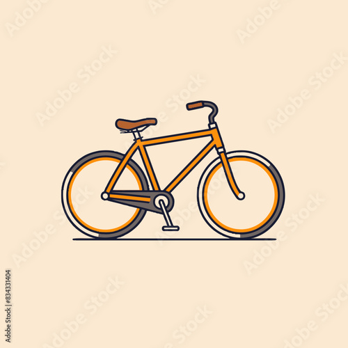 Bicycle Vector Illustration   Transport, Cycling, Icon