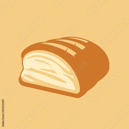 Bread Vector Illustration   Bakery, Loaf, Food, Culinary, Icon