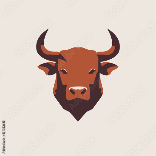 Bull Vector Illustration   Animal, Cattle, Livestock, Horns, Icon