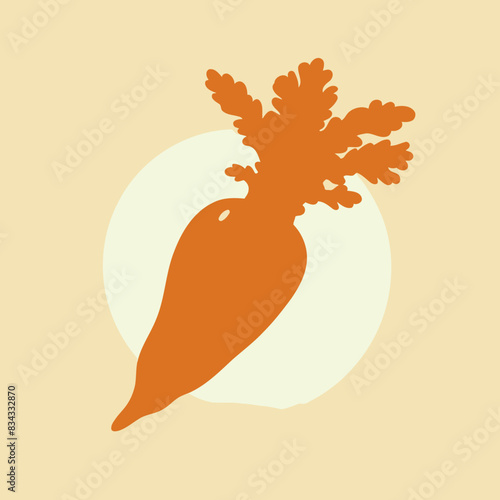 Carrot Vector Illustration   Vegetable, Healthy, Root, Food, Icon