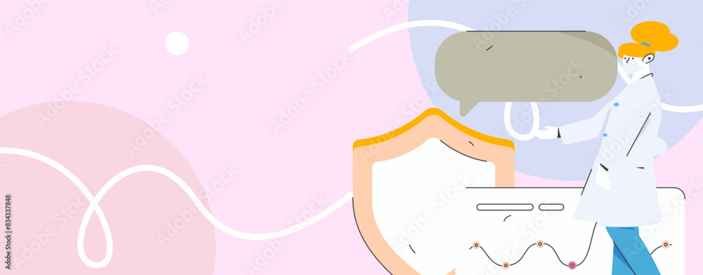 Medical characters fighting the epidemic flat vector concept operation hand drawn illustration
Medical characters fighting the epidemic flat vector concept operation hand drawn illustration