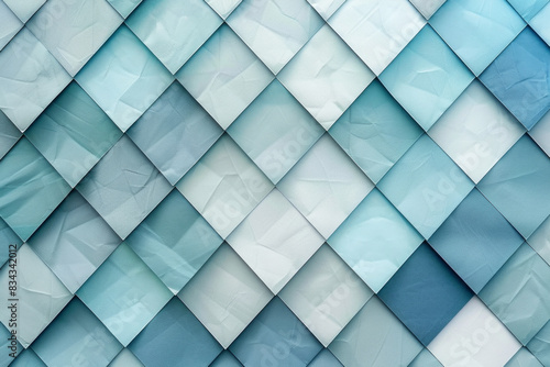 Geometric diamond-shaped pattern for background with subtle blue and grey color tones