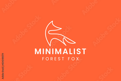 fox logo vector icon illustration