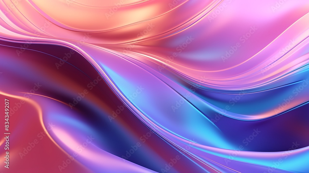 Abstract wavy liquid background. Modern iridescent colours Abstract wavy liquid background. Modern iridescent colours