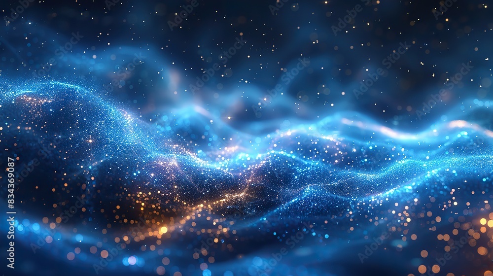 A bright blue background with fireworks and space for celebratory text. - Event decoration background A bright blue background with fireworks and space for celebratory text. - Event decoration background