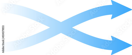 Air flow movement of arrow direction