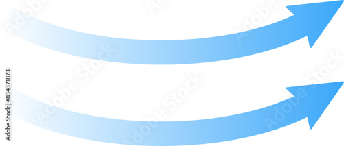 Air flow movement of arrow direction