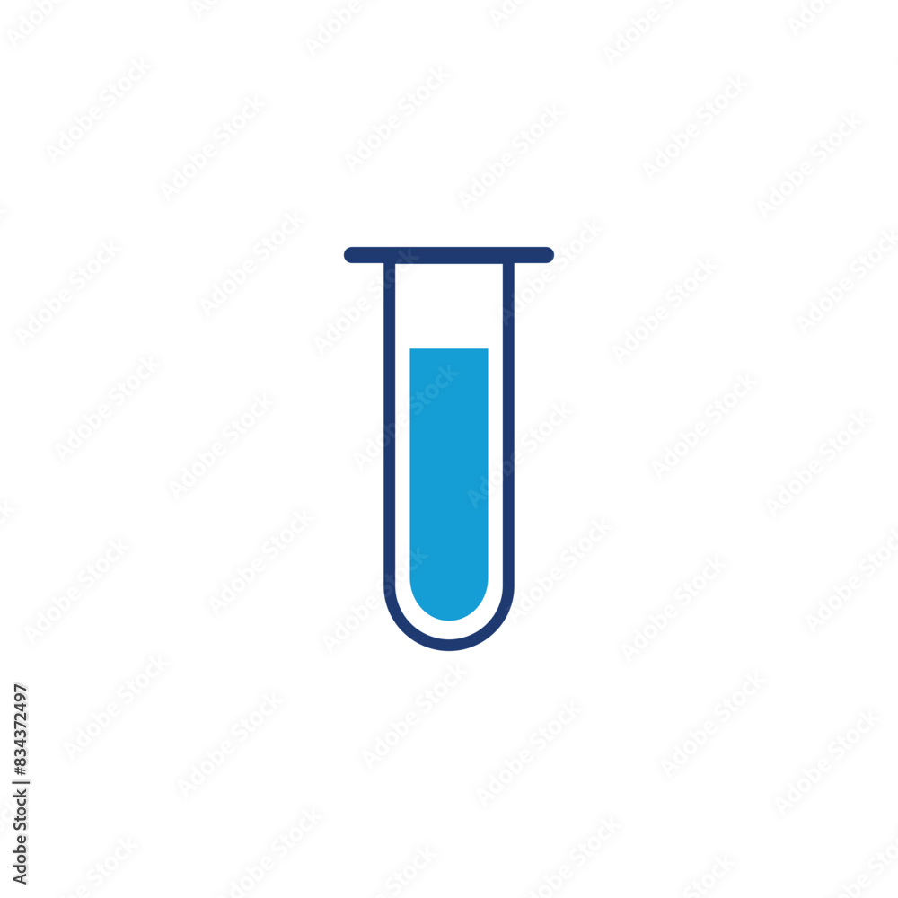 a chemical test tube icon a chemical test tube icon