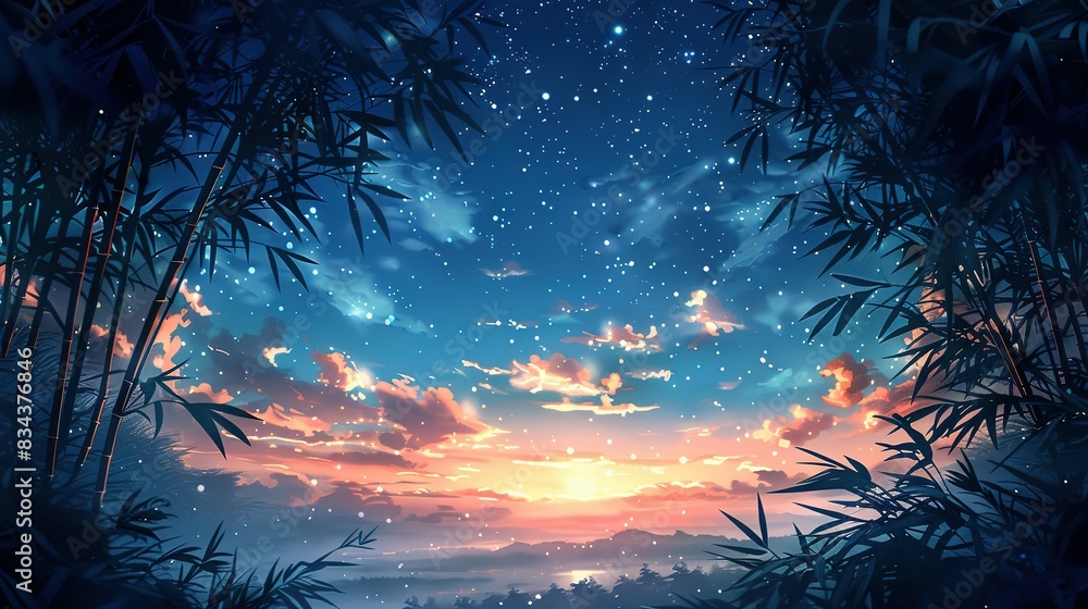 Galactic Garden: Tanabata Night Sky Frame Galactic Garden: Tanabata Night Sky Frame