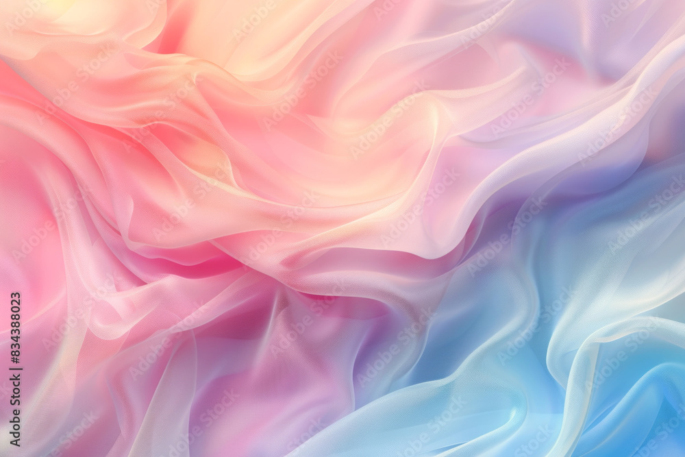 Fototapeta premium Soft, gradient mesh backgrounds in modern colors like soft pinks and blues. 