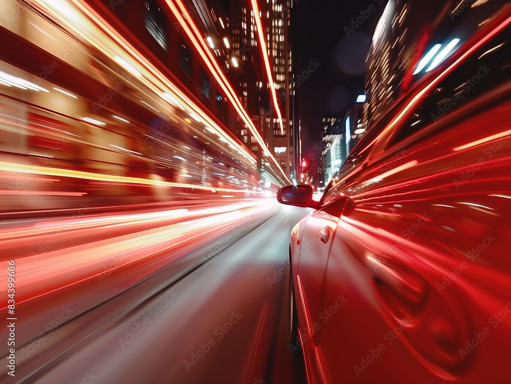 fast traffic in the city fast traffic in the city