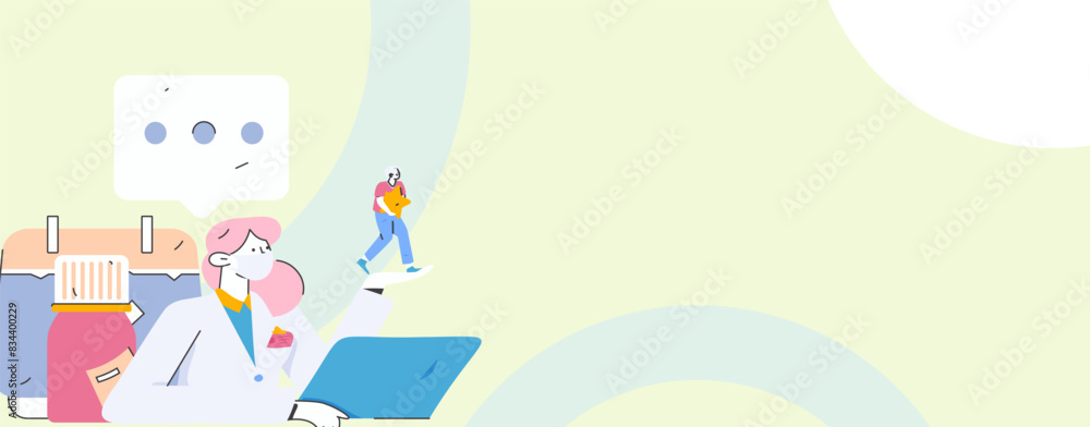 Medical characters fighting the epidemic flat vector concept operation hand drawn illustration
Medical characters fighting the epidemic flat vector concept operation hand drawn illustration