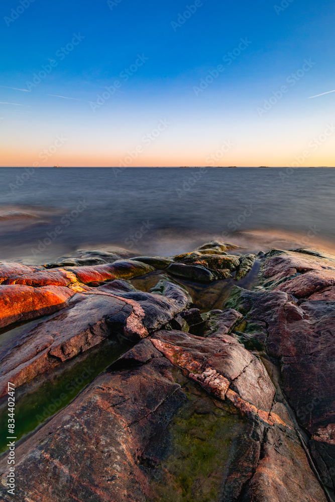 Fototapeta premium sunset over the sea