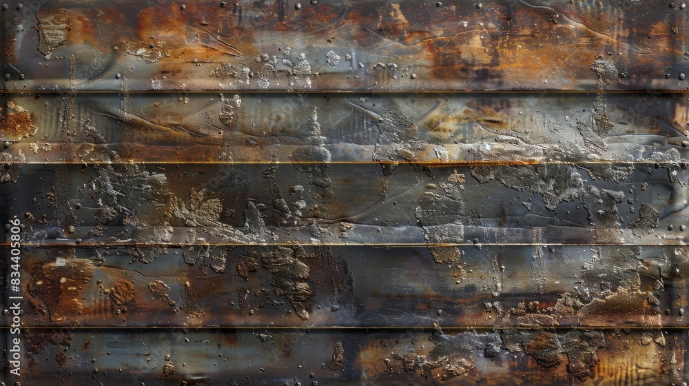 Aged weathered metal sheet Aged weathered metal sheet