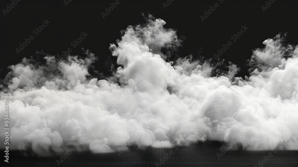 Isolate Realistic White Fog on Transparent Background - 3D Render PNG Isolate Realistic White Fog on Transparent Background - 3D Render PNG