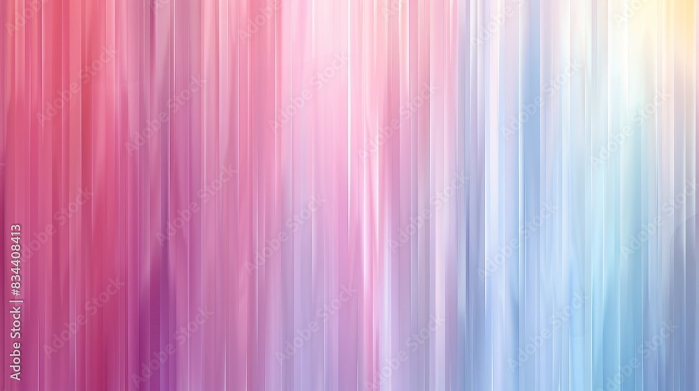 Fototapeta premium Illustration of pastel stripes with a light texture, creating a gentle and pleasing background for ads