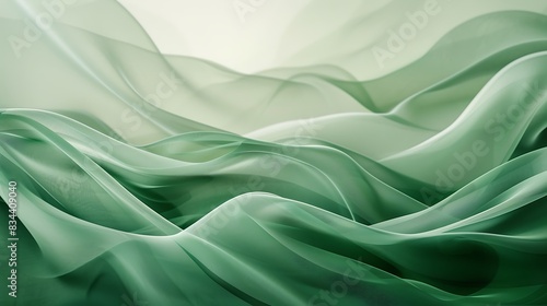 An abstract gradient background from light green to pine green