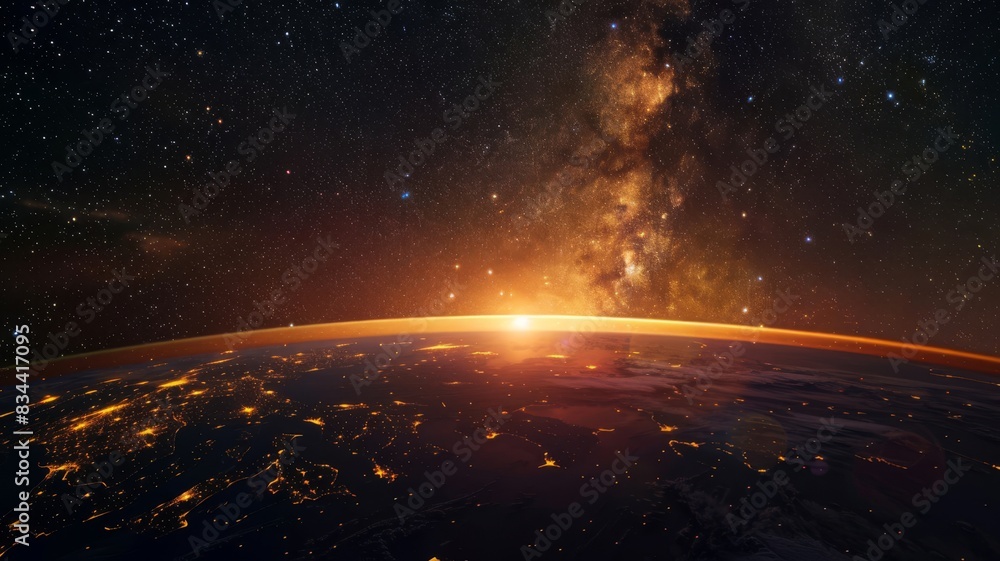 planet in space planet in space