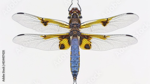 Male of the Broad bodied Chaser Dragonfly Libellula depressa photo