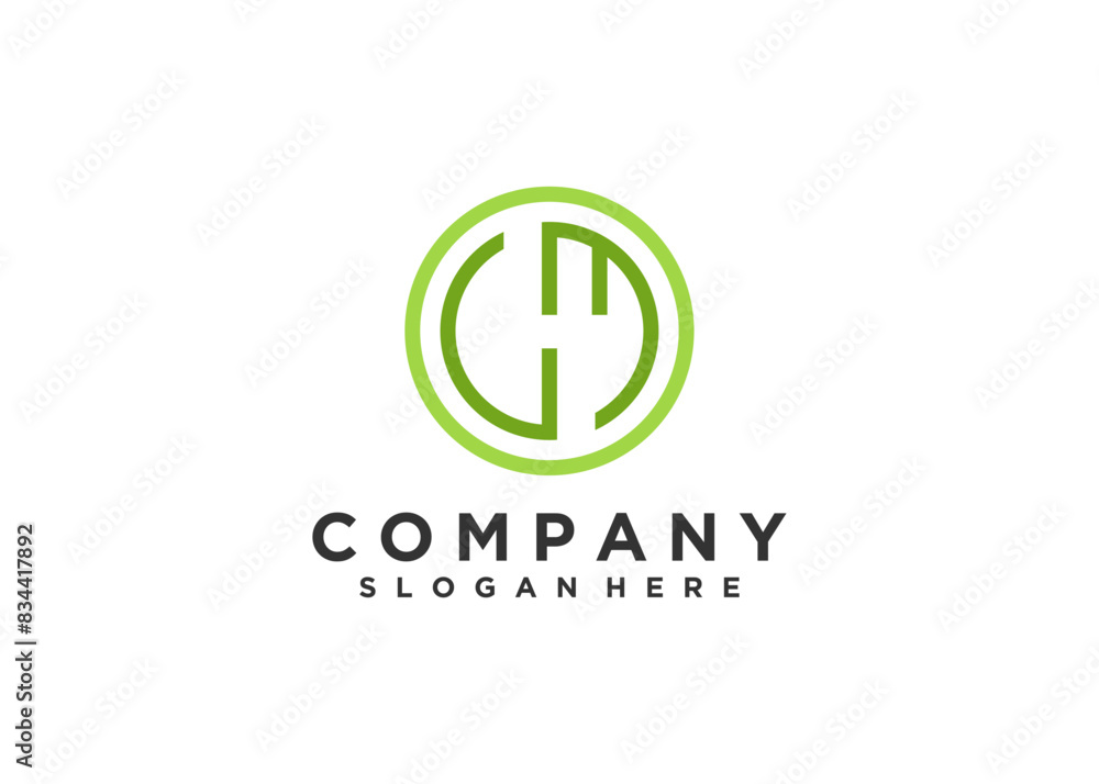 Initial letter LM logo design Initial letter LM logo design