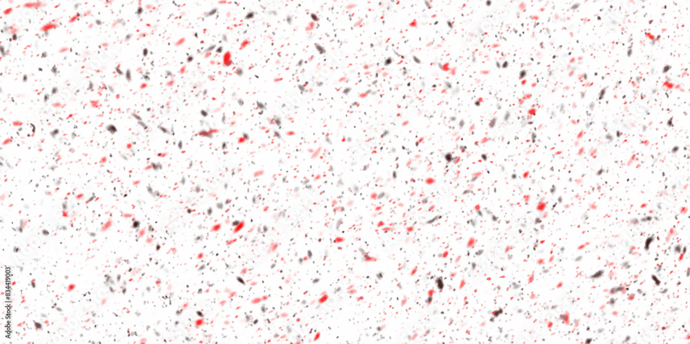 Abstract design with white paper texture background and terrazzo ...