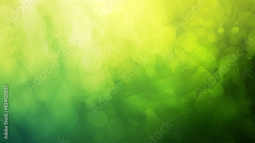 An abstract gradient background from light green to moss green