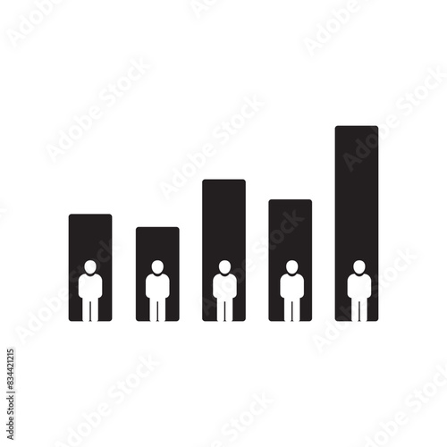 Exit polling icon vector illustration