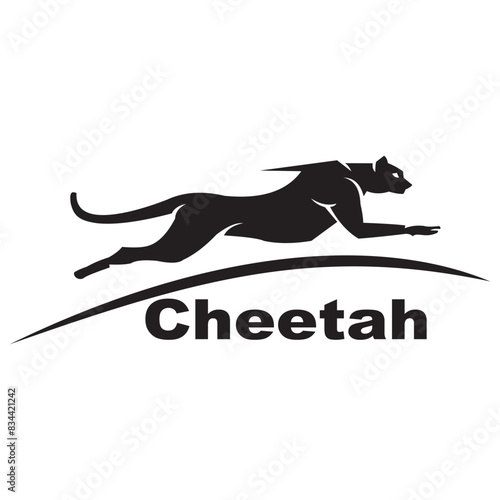 Cheetah logo template vector illustration symbol