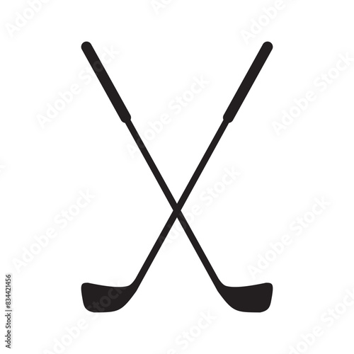 Stick golf icon vector illustration symbol