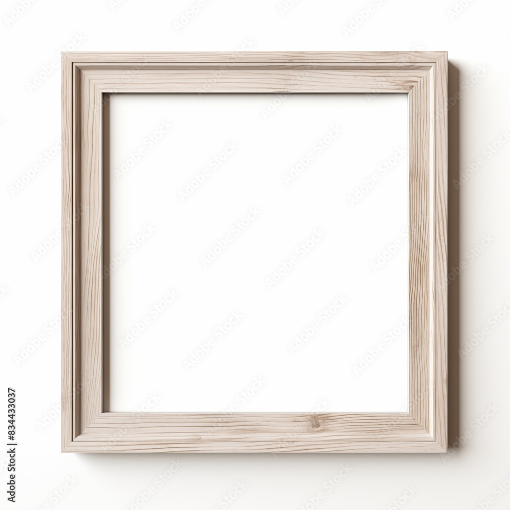 Empty white frame Empty white frame