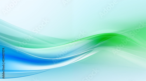 a colorful abstract image of a green, blue, and white abstract background.