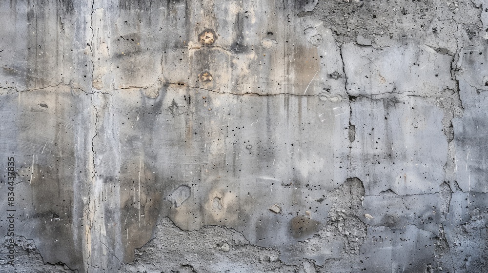 Obraz premium A standard weathered concrete wall