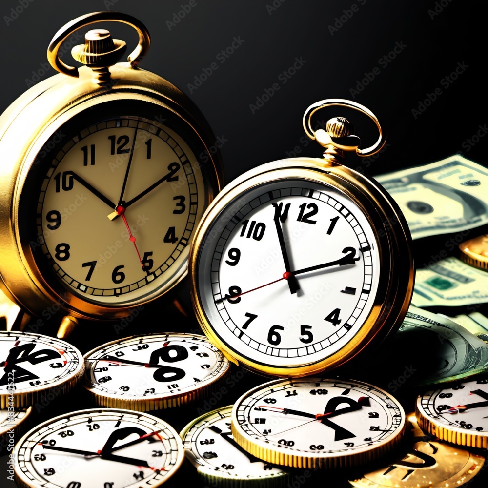 time is money concept time is money concept