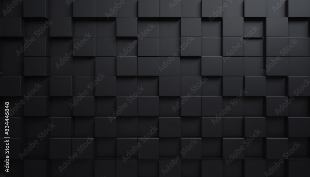 dark background of forming squares placed on the wall dark background of forming squares placed on the wall