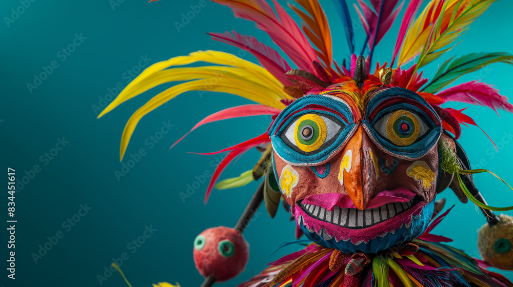An artistic composition of a mascot costume displayed as a work of art, showcasing the creativity behind mascot design, mascot costume, hd, with copy space, inscription Mascot Day An artistic composition of a mascot costume displayed as a work of art, showcasing the creativity behind mascot design, mascot costume, hd, with copy space, inscription Mascot Day