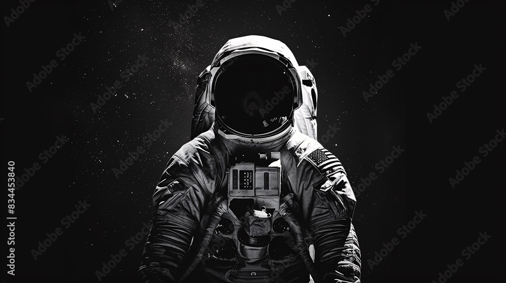 a man in an astronaut suit with a camera in his hand. a man in an astronaut suit with a camera in his hand.