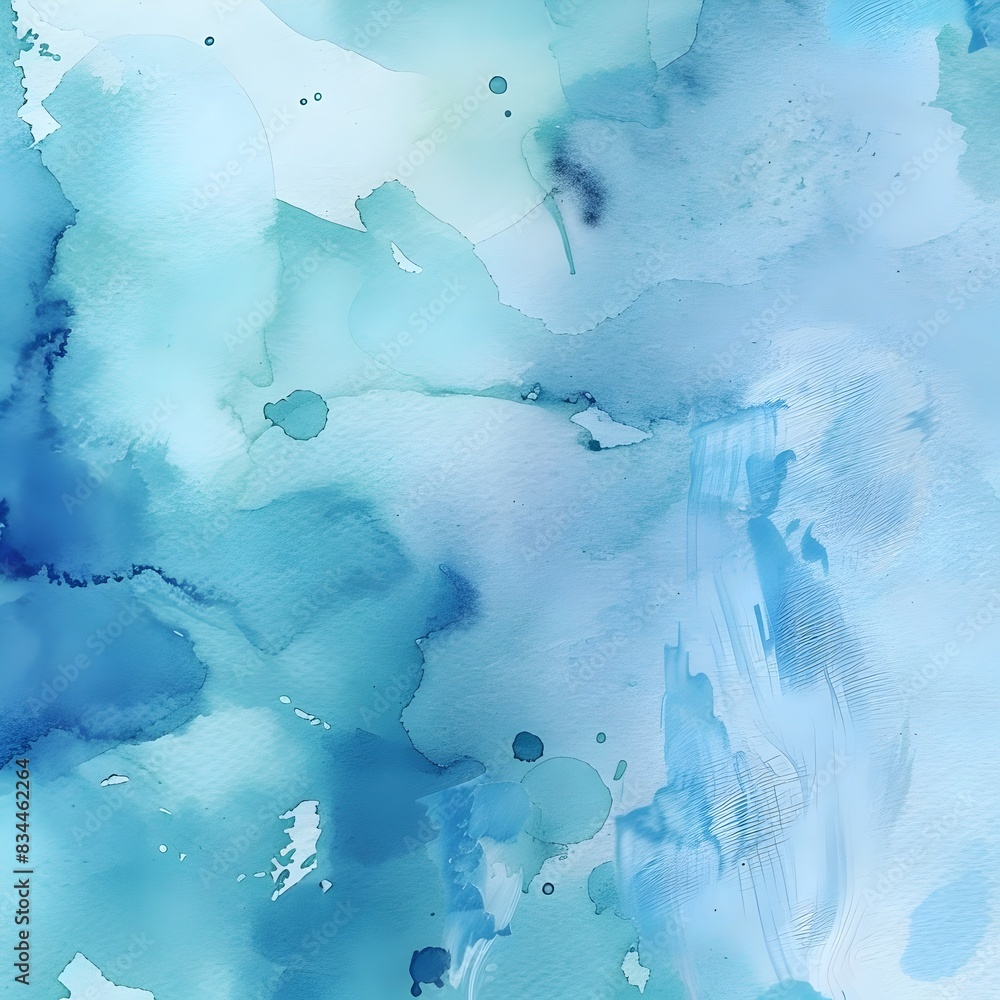 Energetic captivating Blue watercolor paint strokes and drips on soft textured paper with a hand drawn illustrative flair Expressive watercolor painting for versatile design elements Energetic captivating Blue watercolor paint strokes and drips on soft textured paper with a hand drawn illustrative flair Expressive watercolor painting for versatile design elements