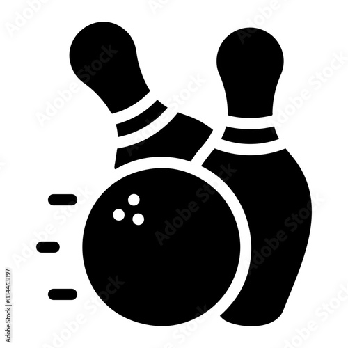 bowling Solid icon