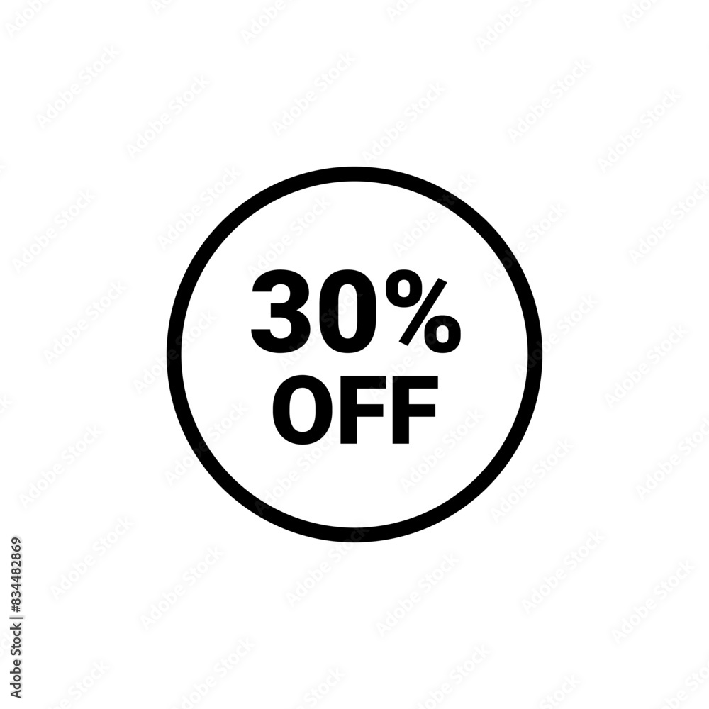 30 Percent sale badge template 30 Percent sale badge template