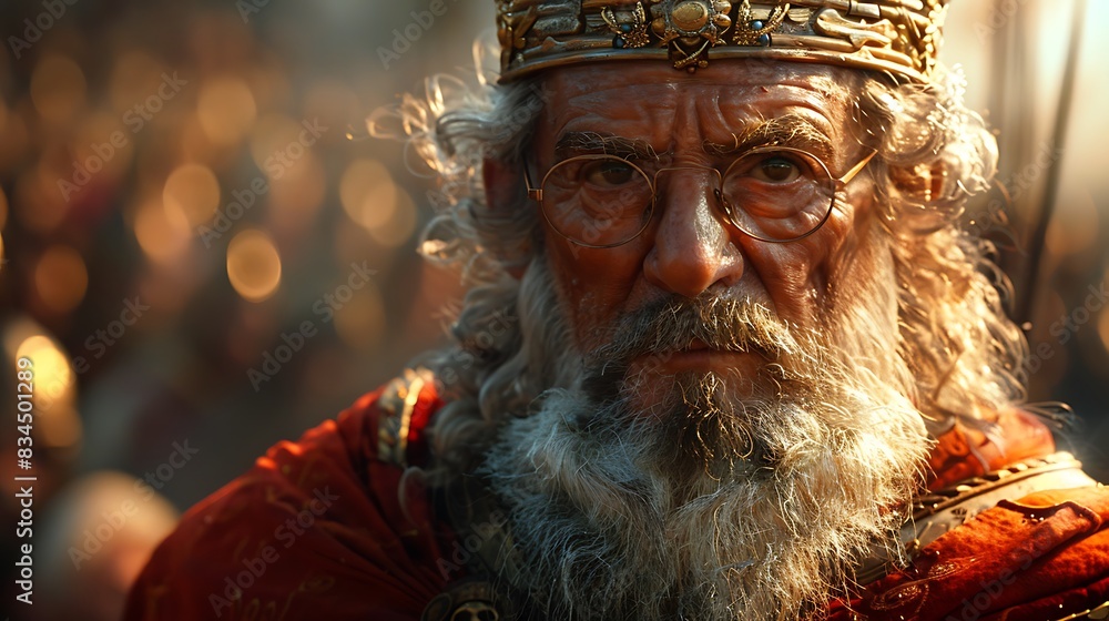 Solomon's Wisdom Time Management Visualize King Solomon managing his time efficiently to govern his kingdom Solomon's Wisdom Time Management Visualize King Solomon managing his time efficiently to govern his kingdom