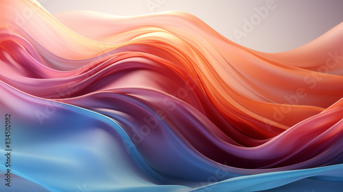 Soft gradient backgrounds, fluid motion, subtle light play, peaceful atmosphere, high-resolution © Tony